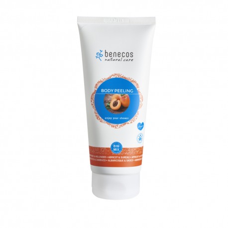 Exfoliant de corp Bio, cu caise și flori de soc